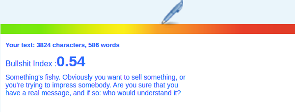 Their job ad copy is also ok — concerning the competition.